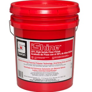 iShine floor finish Spartan 25 percent solids 5 gallon pail