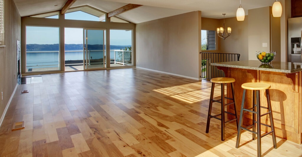 Image of a very shiny floor