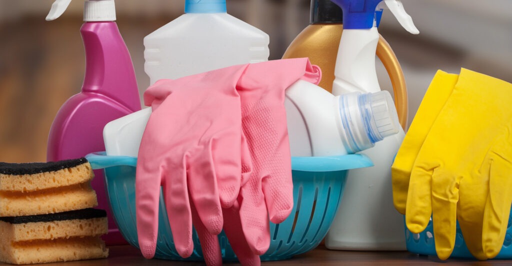 Image of cleaning supplies