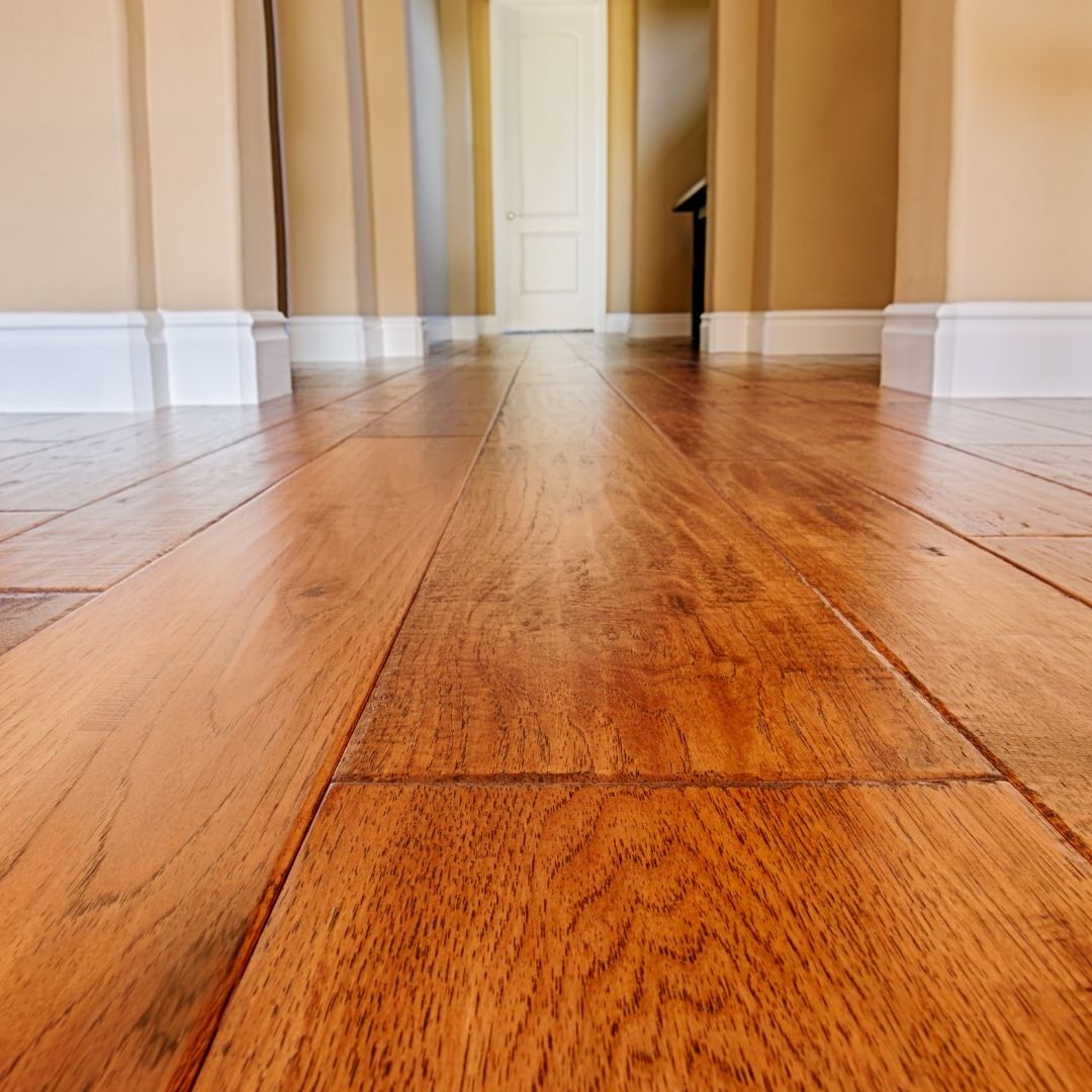 shiny wood floor