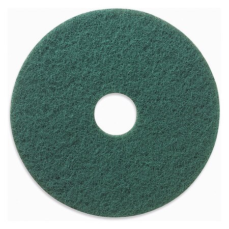 20", SCRUBBING PAD, GREEN, RENOWN, 5/CS