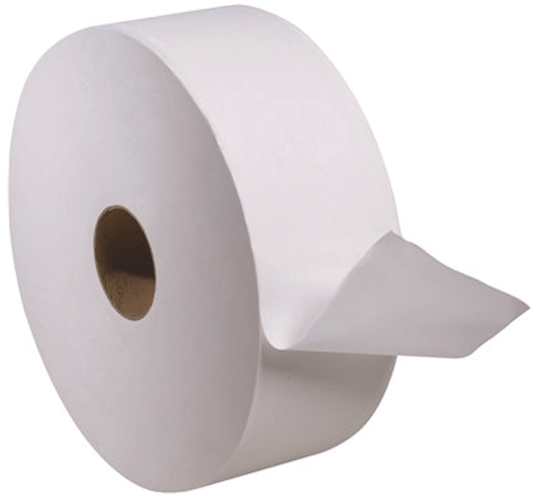TOILET TISSUE, JUMBO, WHITE, TORK, 2-PLY, 1600 FT/ROLL, 6 ROLLS/CT
