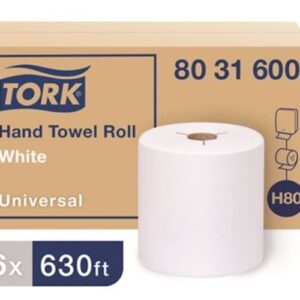 paper towels hardwound Tork Universal white 630 ft roll