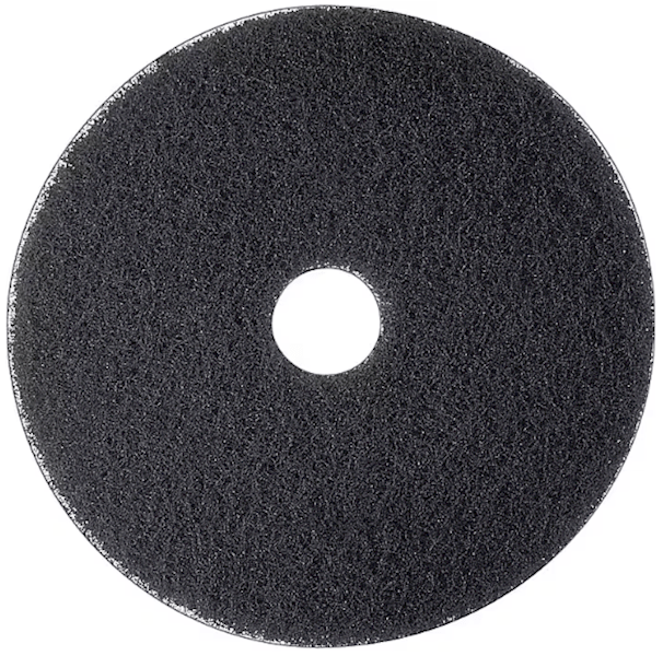 3M 7200 Black Stripping Floor Pads, 20-Inch, 5-Pack