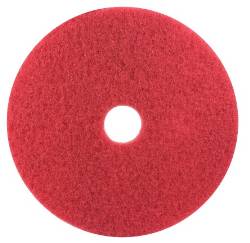 3M Red Buffer Pad 5100, 20-Inch, 5-Pack