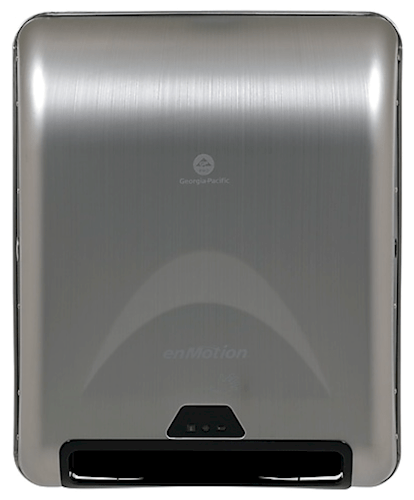 EnMotion recessed paper towel dispenser stainless steel