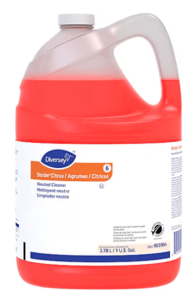 Stride Citrus neutral floor cleaner 1 gallon 4 count
