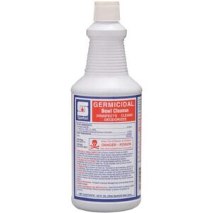 Spartan toilet bowl germicide restroom disinfectant 1 quart 12 count