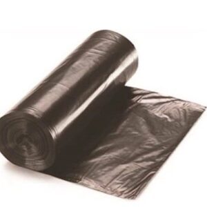 image of trash liners plastic bags black